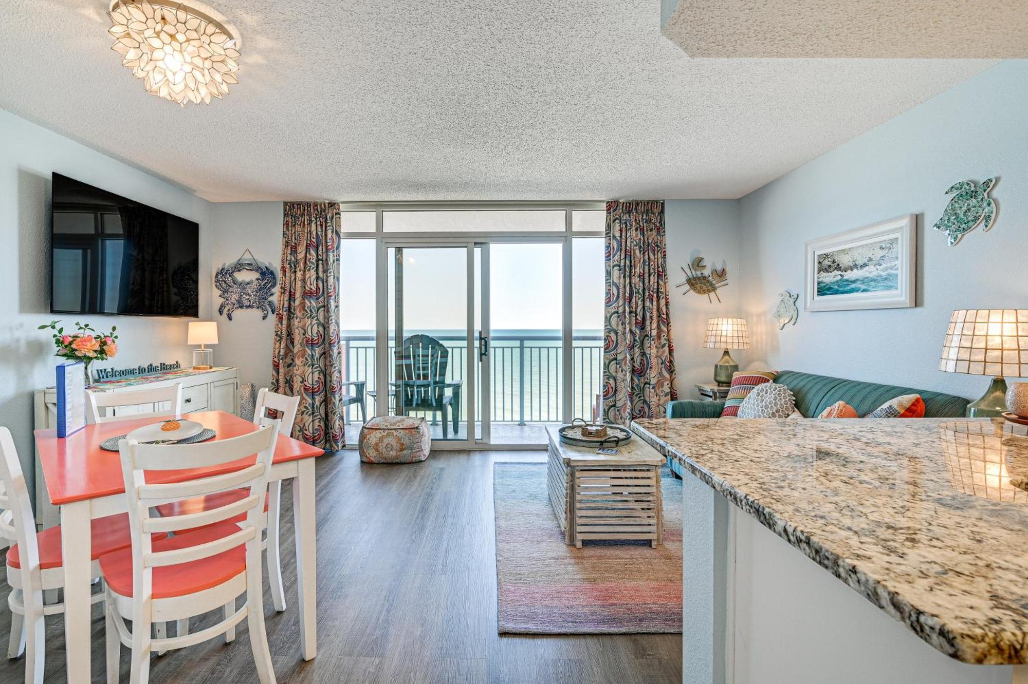 Beachy Condo With Pool Access And Steps To Boardwalk! Myrtle Beach Dış mekan fotoğraf